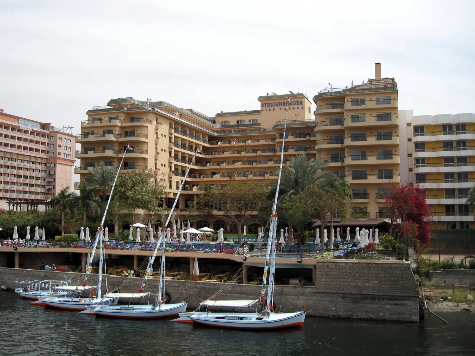 Steigenberger Nile Palace beside the Nile in Luxor